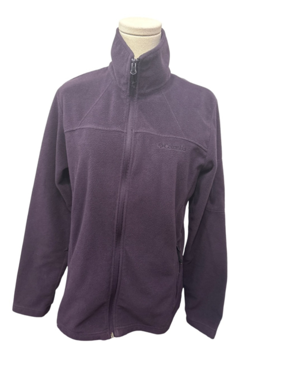 Columbia Plum Full-Zip Fleece Jacket - size L